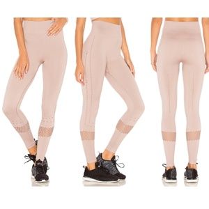 Varley Justin Tights Leggings Vintage Rose Grey M